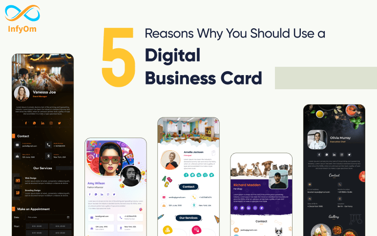 5 Reasons Why You Should Use a Digital Business Card