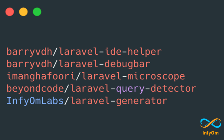 Laravel Packages we use everyday at InfyOm