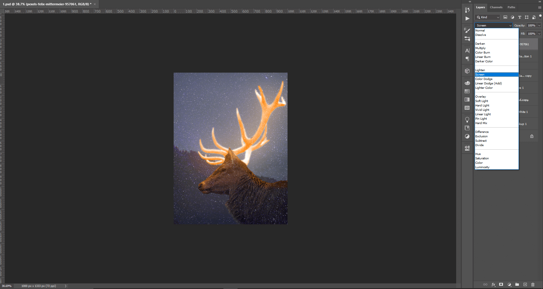 How to create glow effect in photoshop