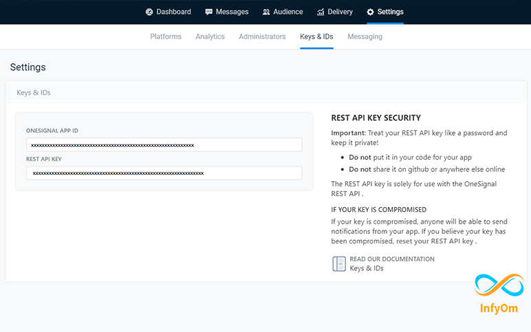 How to use One Signal in Laravel