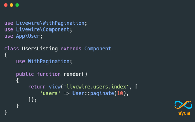 How to build Pagination with Laravel Livewire