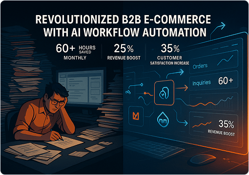 Revolutionized B2B E-commerce with AI Workflow Automation