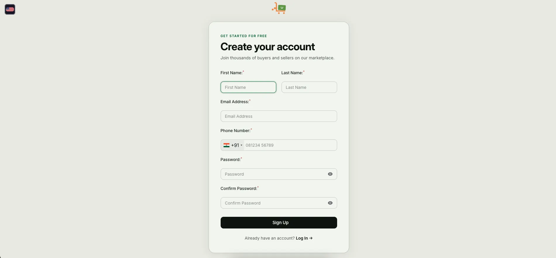 User Registration