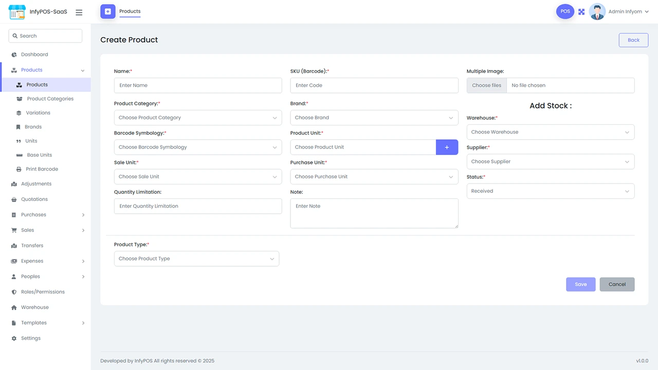 Add Products