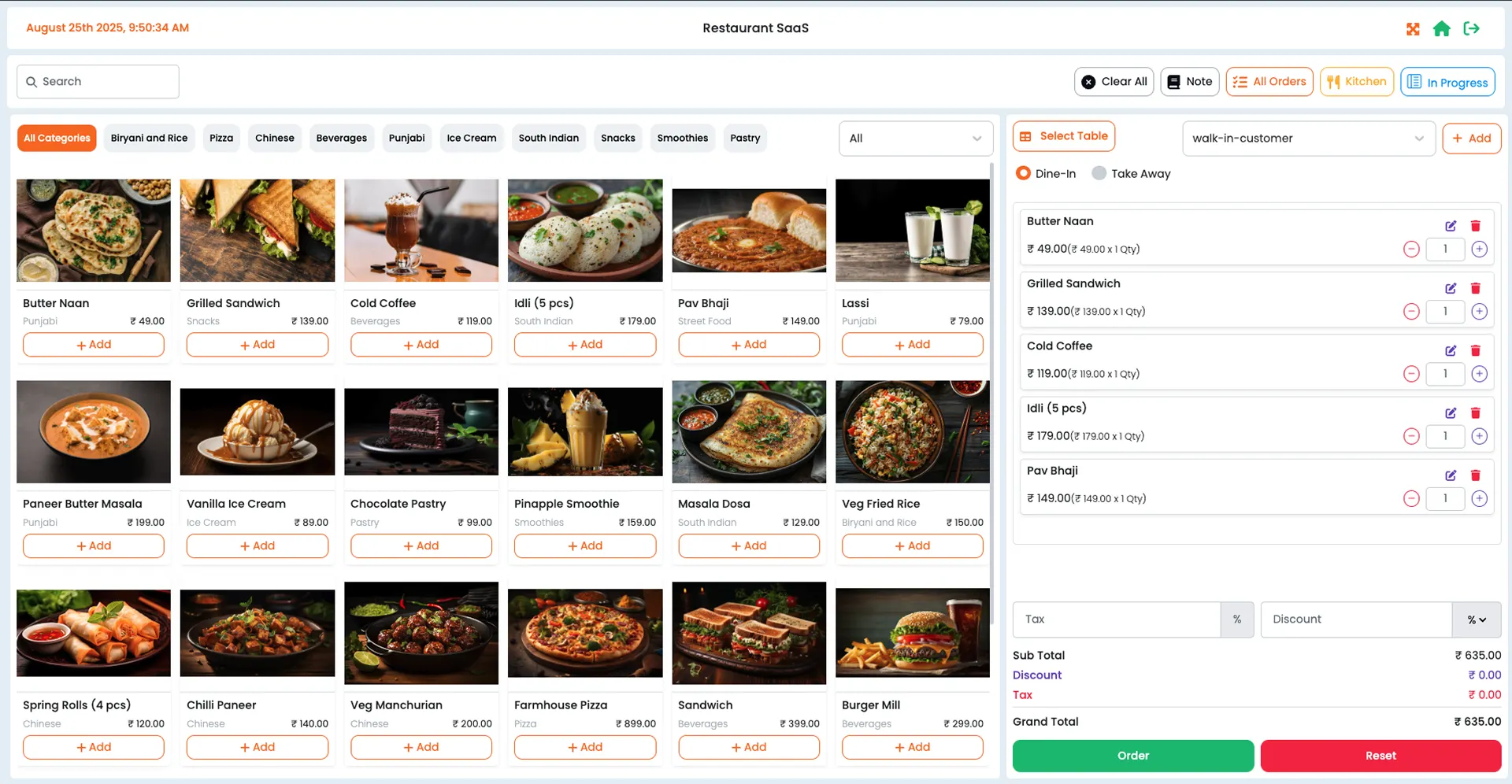 POS Billing & Order Entry