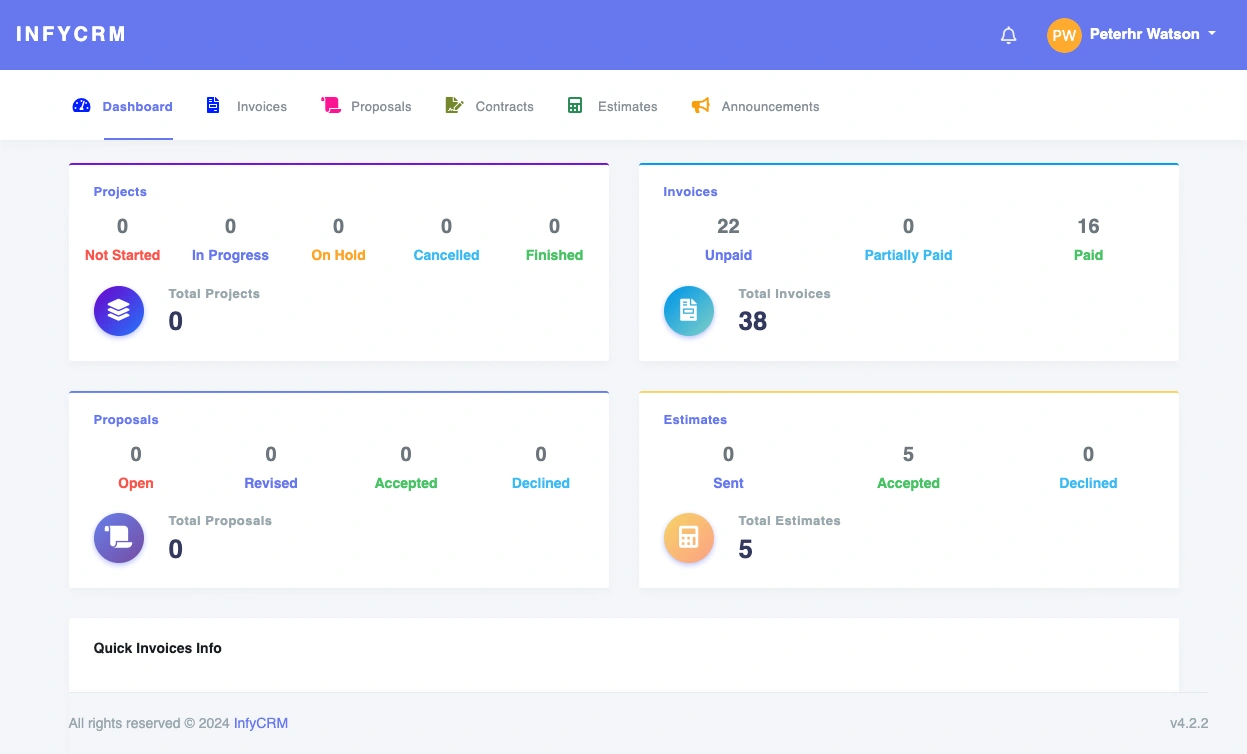 Client Dashboard