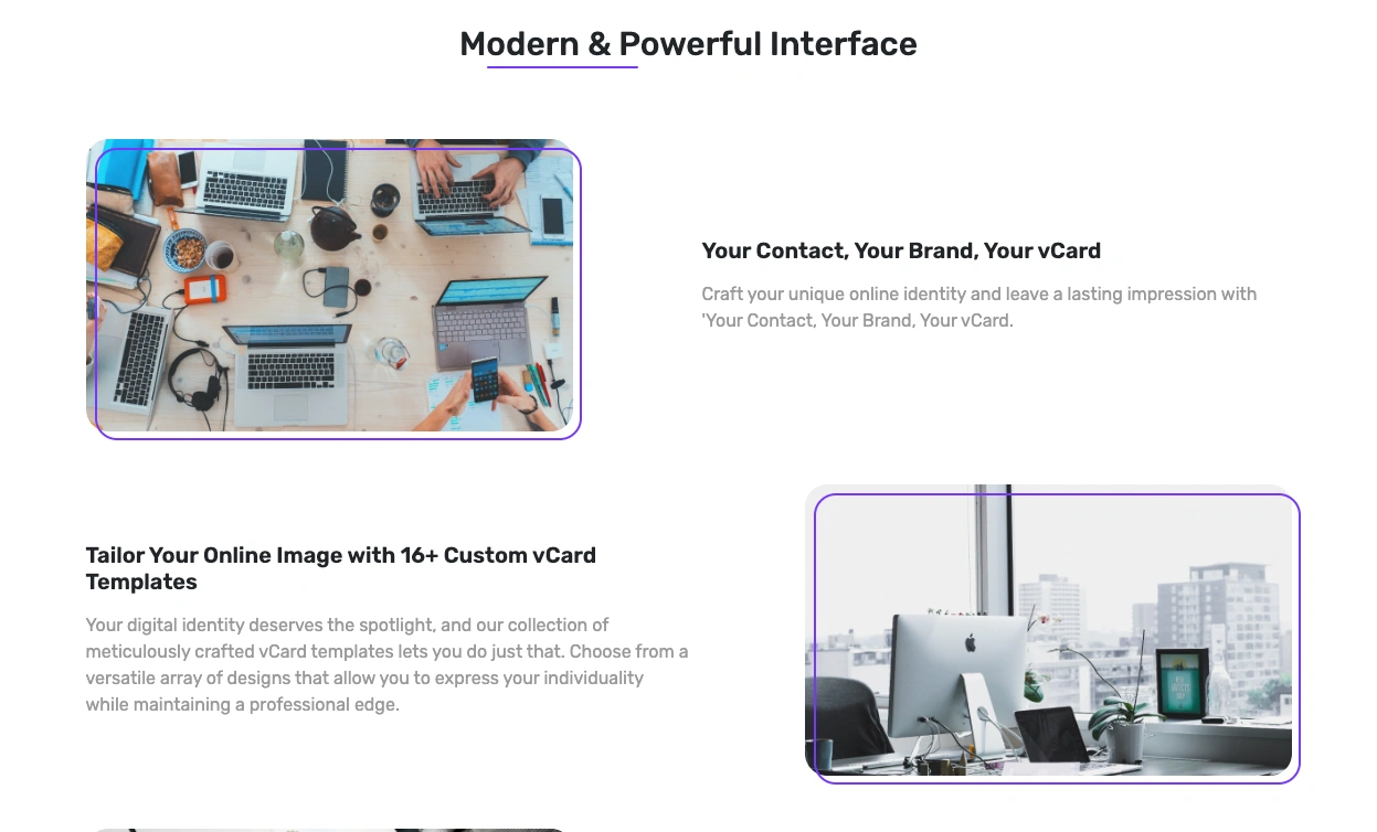 Modern & Powerful Interface