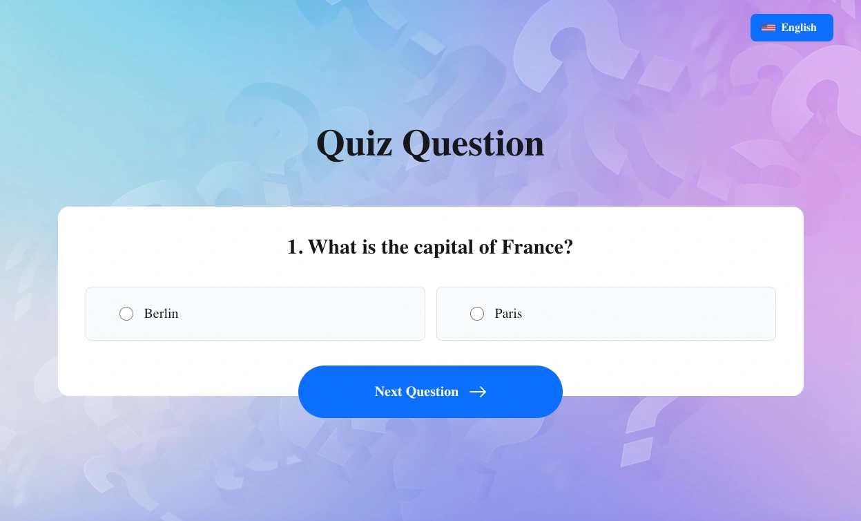 Quiz Question